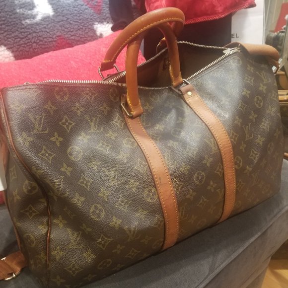 PRICE DROP! Louis Vuitton Monogram Keepall Bandouliere 45 - Picture 10 of 11